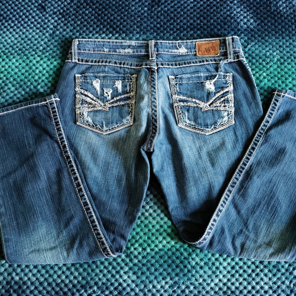 BKE Sabrina Stretch Jeans with some jazz!!